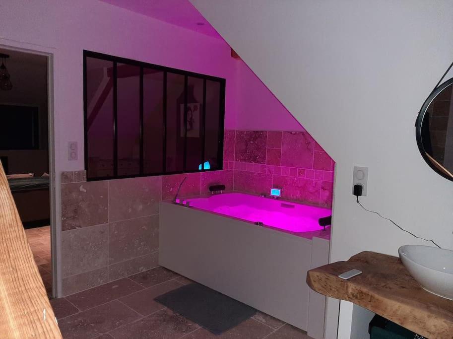 Appartement chaleureux avec Jacuzzi Banassac Extérieur photo